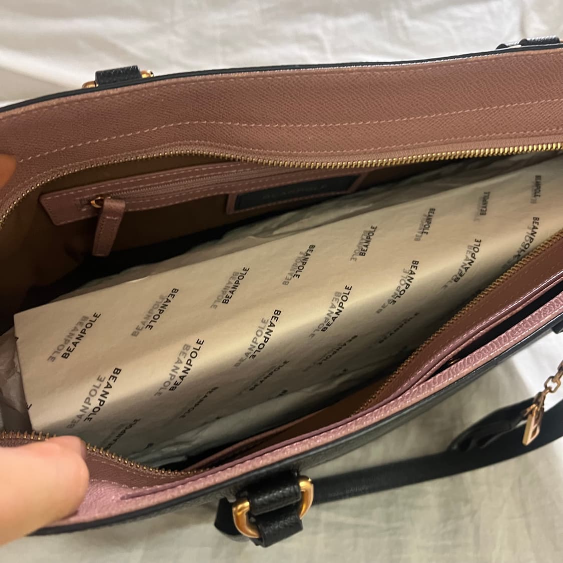 빈폴 쇼퍼백 블랙 (새상품) 상품이미지5