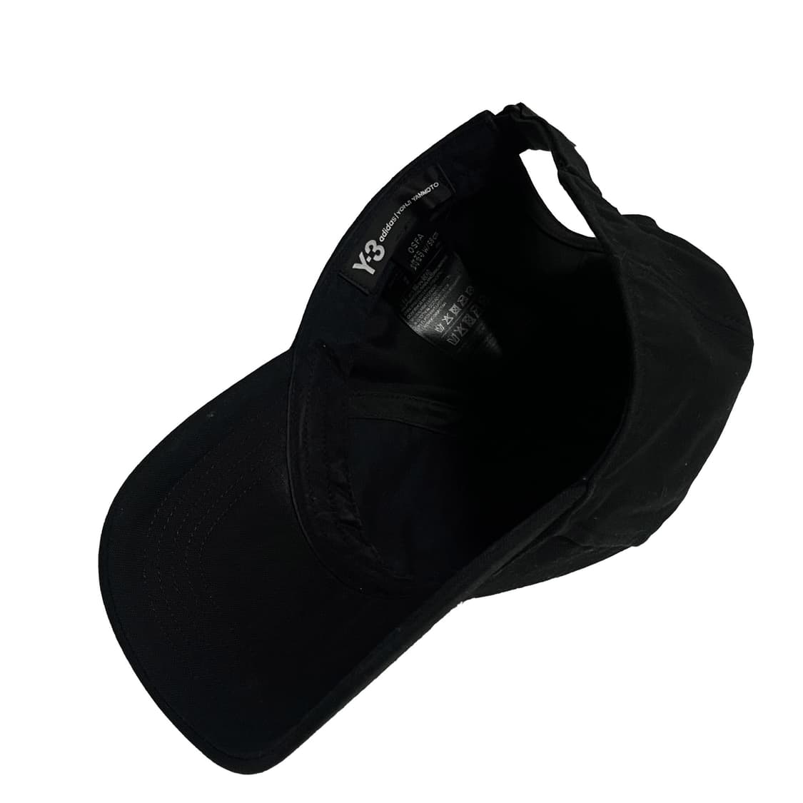 Y-3 요지야마모토 미니로고 볼캡 모자 블랙 상품이미지5