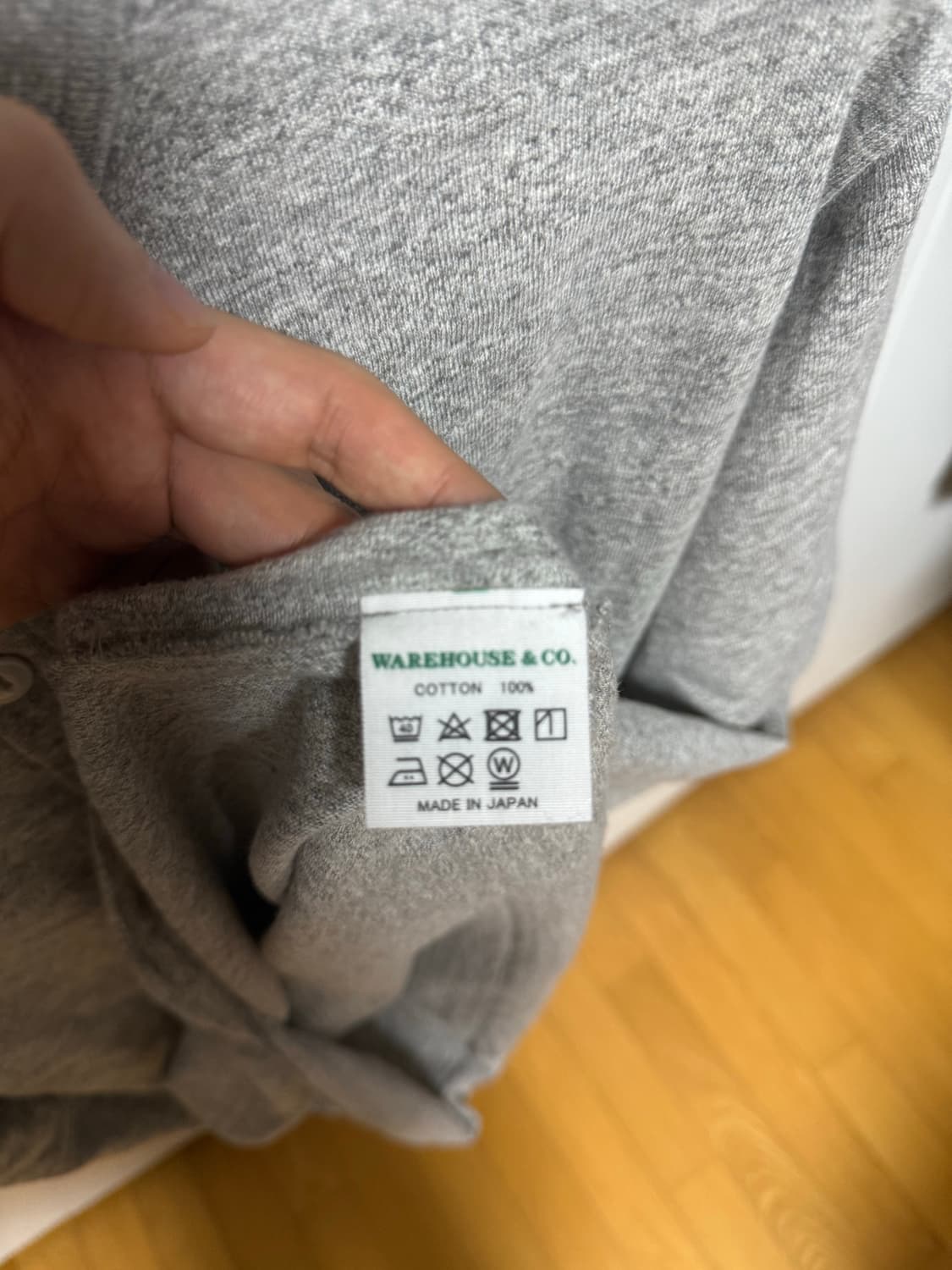 웨어하우스 4601 헨리넥 XL 그레이 상품이미지4