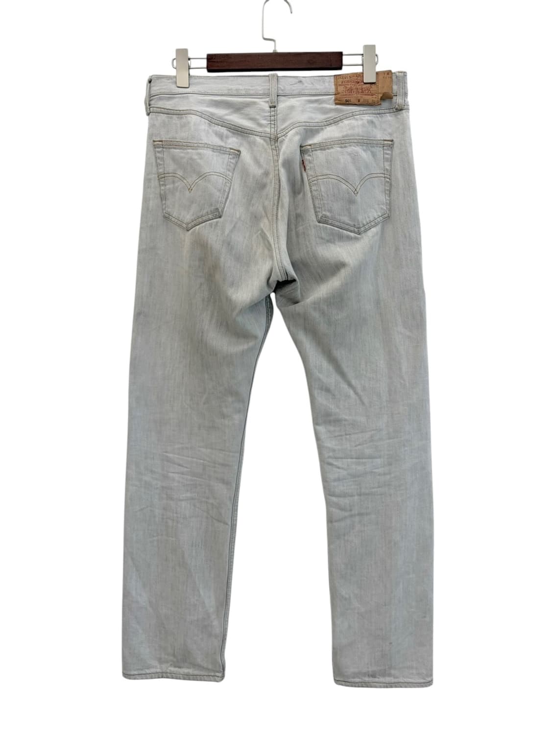00s 재팬 리바이스 501 라이트그레이 데님팬츠 (34) 상품이미지7