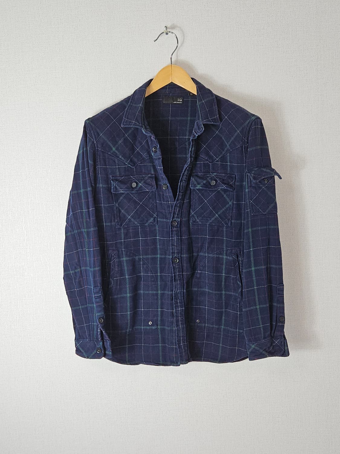 UxU 유니클로 언더커버 일본판 클래식 코튼 체크셔츠 빈티지 L 상품이미지1