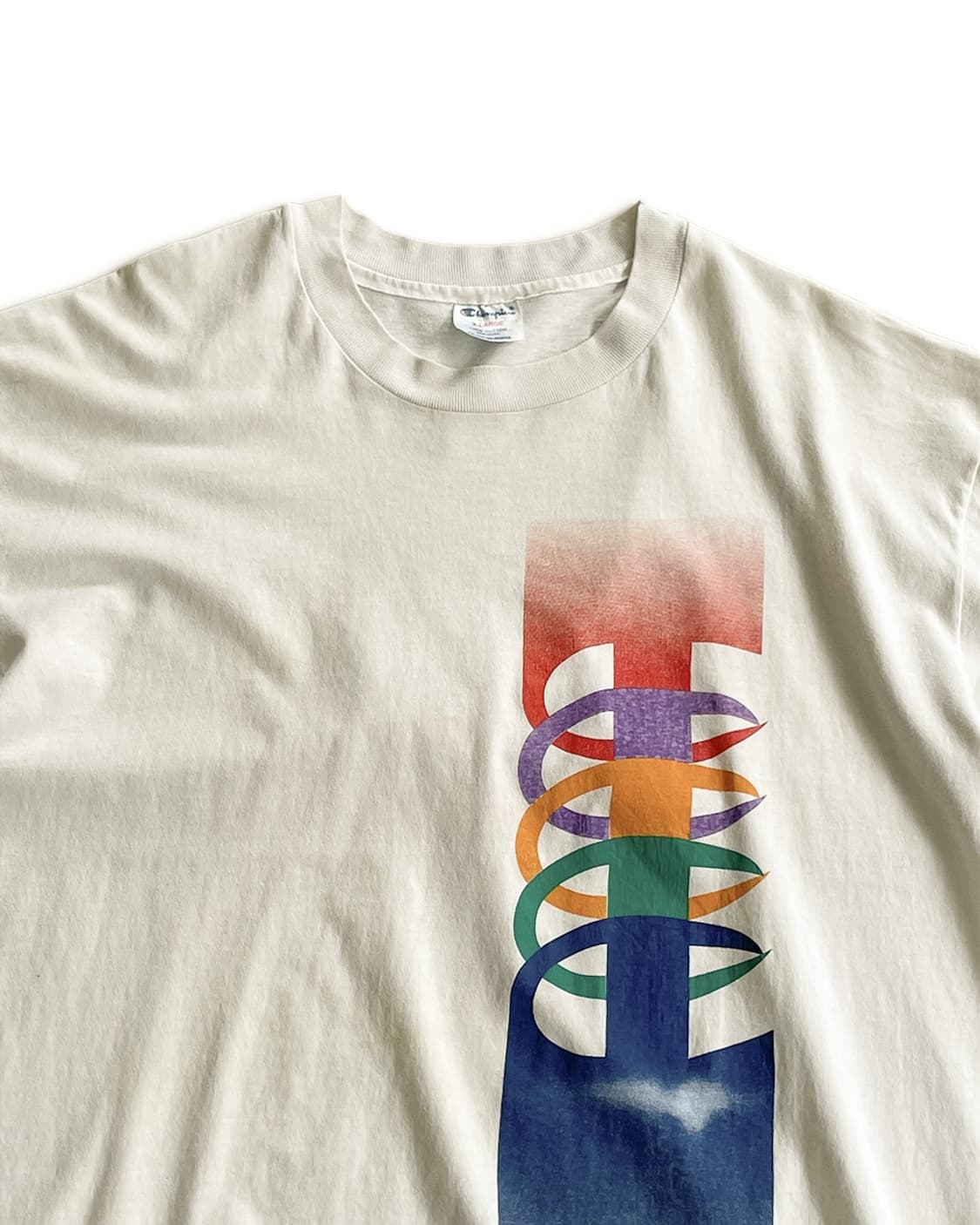 90s Champion USA Spectrum Logo T 상품이미지3