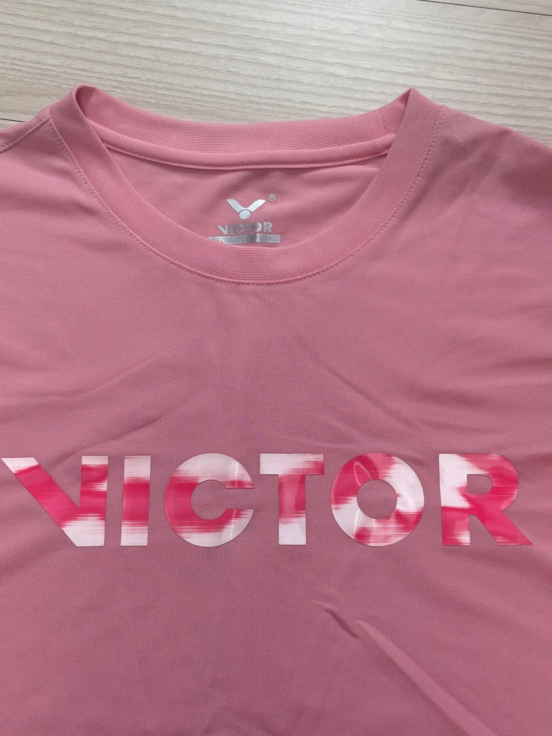 빅터 핑크 반팔 티셔츠 s 상품이미지2