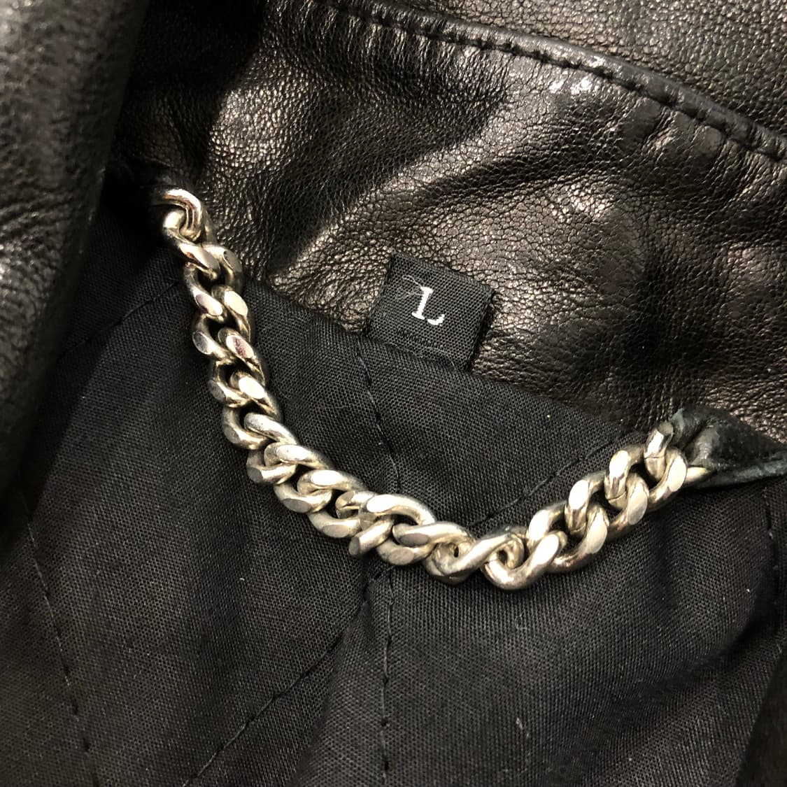 빈티지 양가죽 라이더 레더 가죽 자켓 상품이미지7