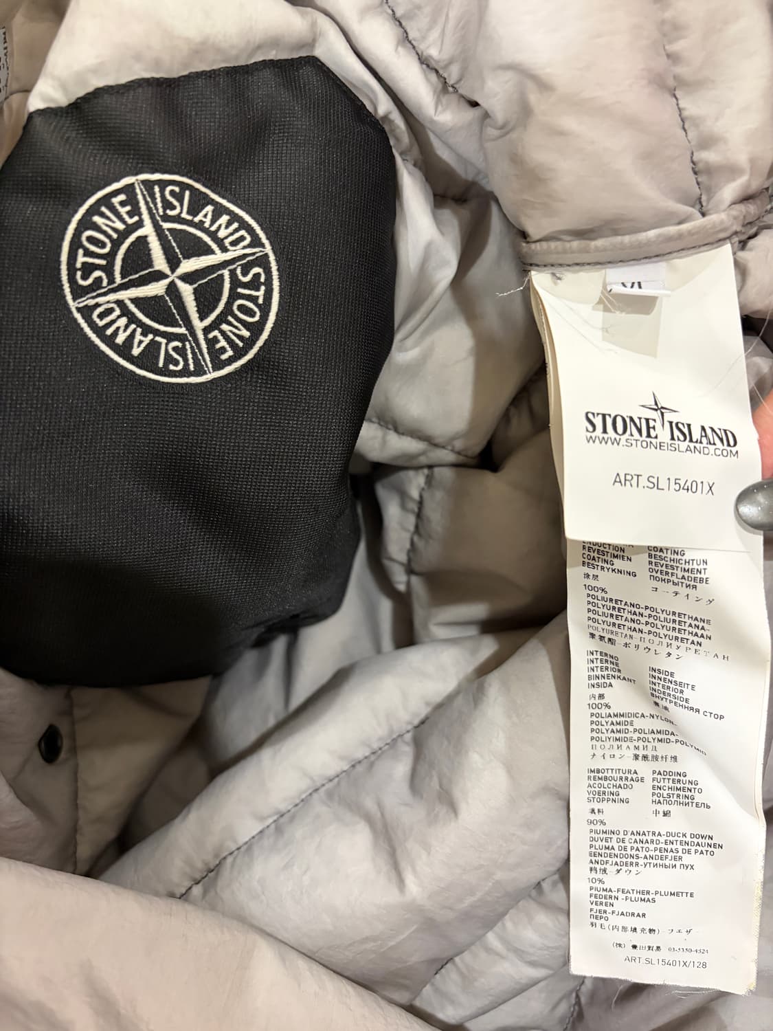 스톤아일랜드 가먼트 다잉 다운 재킷 상품이미지6