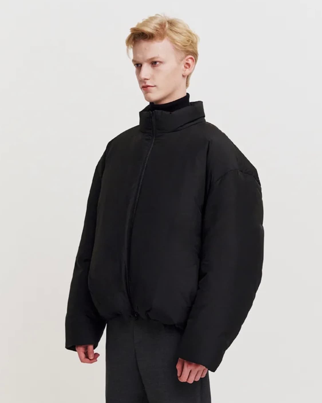 MMGL/ 플러피 다운 자켓 블랙/ XL 상품이미지2