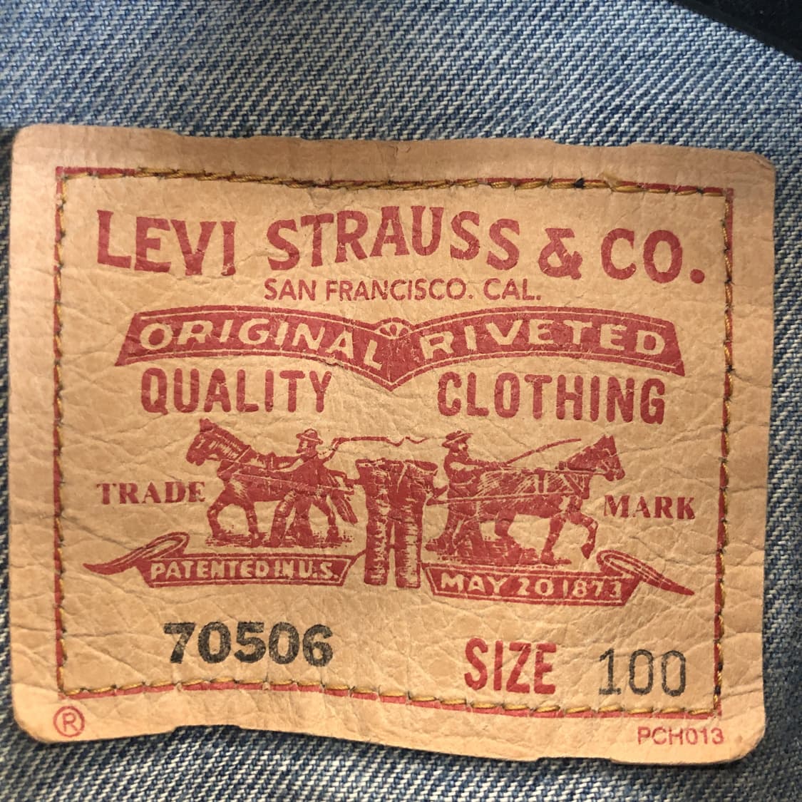 00s 리바이스 70506-1226 데님 트러커자켓 100  상품이미지5