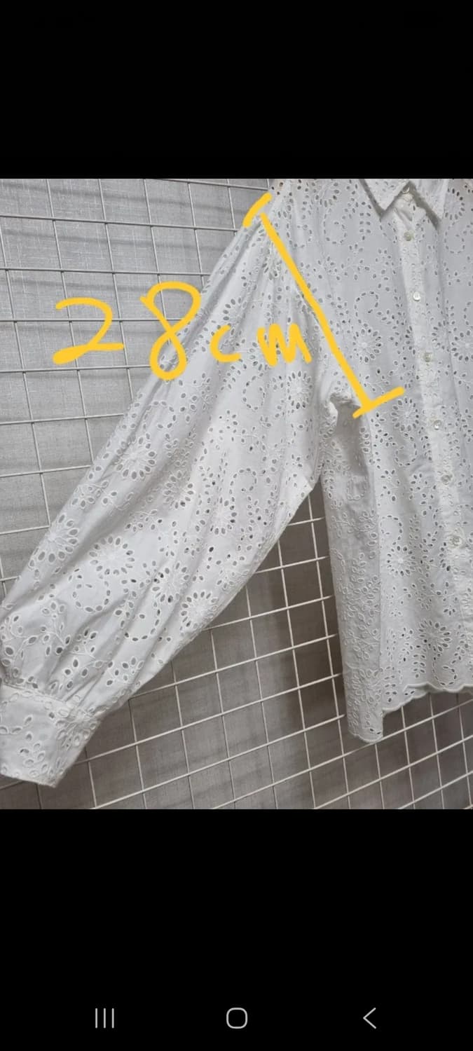 마리떼프랑소와저버 다이애그널 펀칭블라우스  55~66 상품이미지5