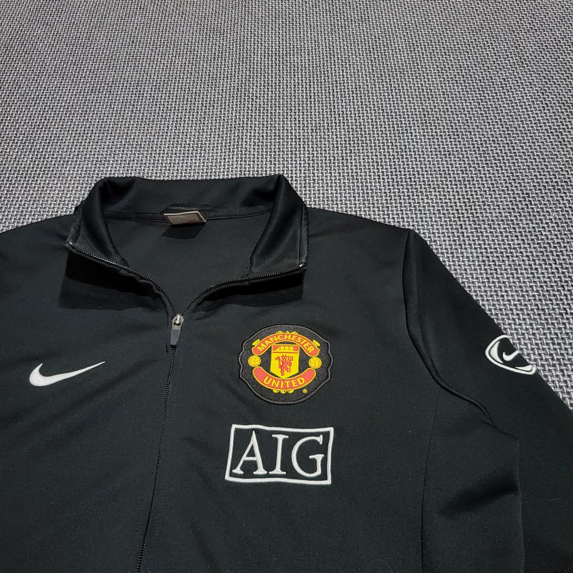 나이키 09-10 맨유 져지 자켓 블랙/레드 (M) 상품이미지3