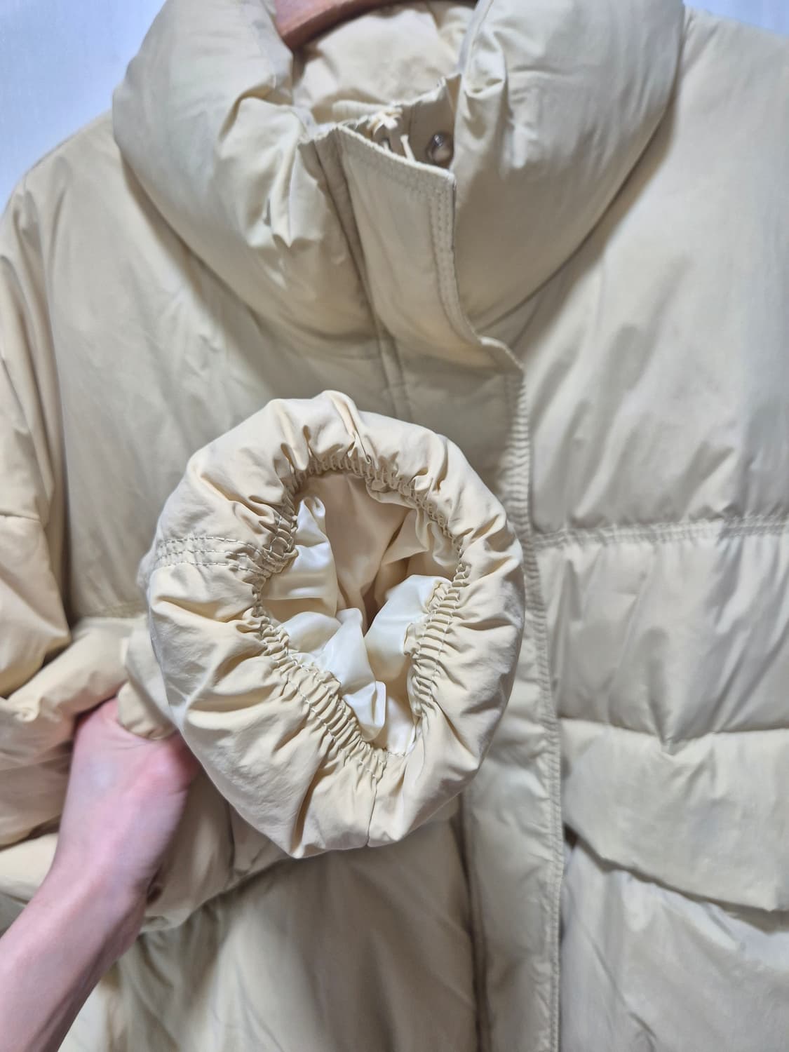 버터 베이지칼라 숏패딩 상품이미지6