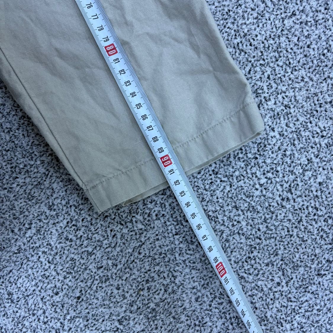 30 무신사스탠다드 코튼 린넨 밴딩 바지 0421J 상품이미지8