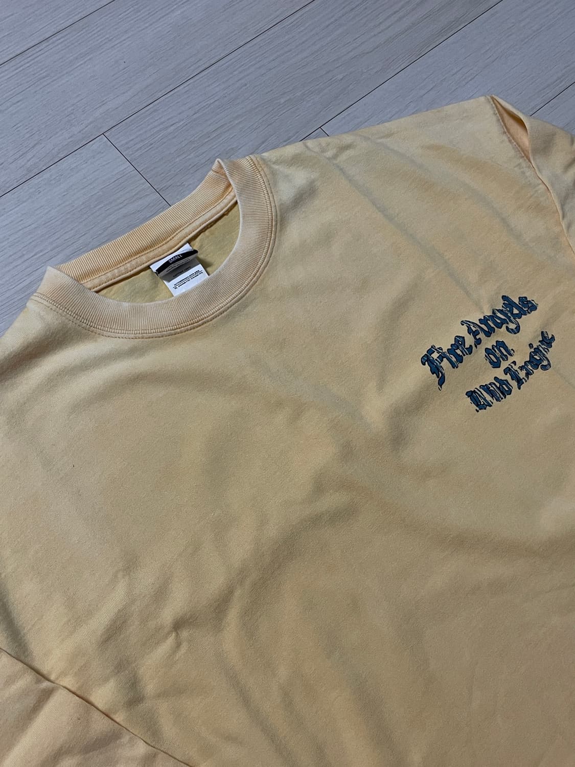 아웃스탠딩 빈티지 롱슬리브 옐로우 상품이미지3