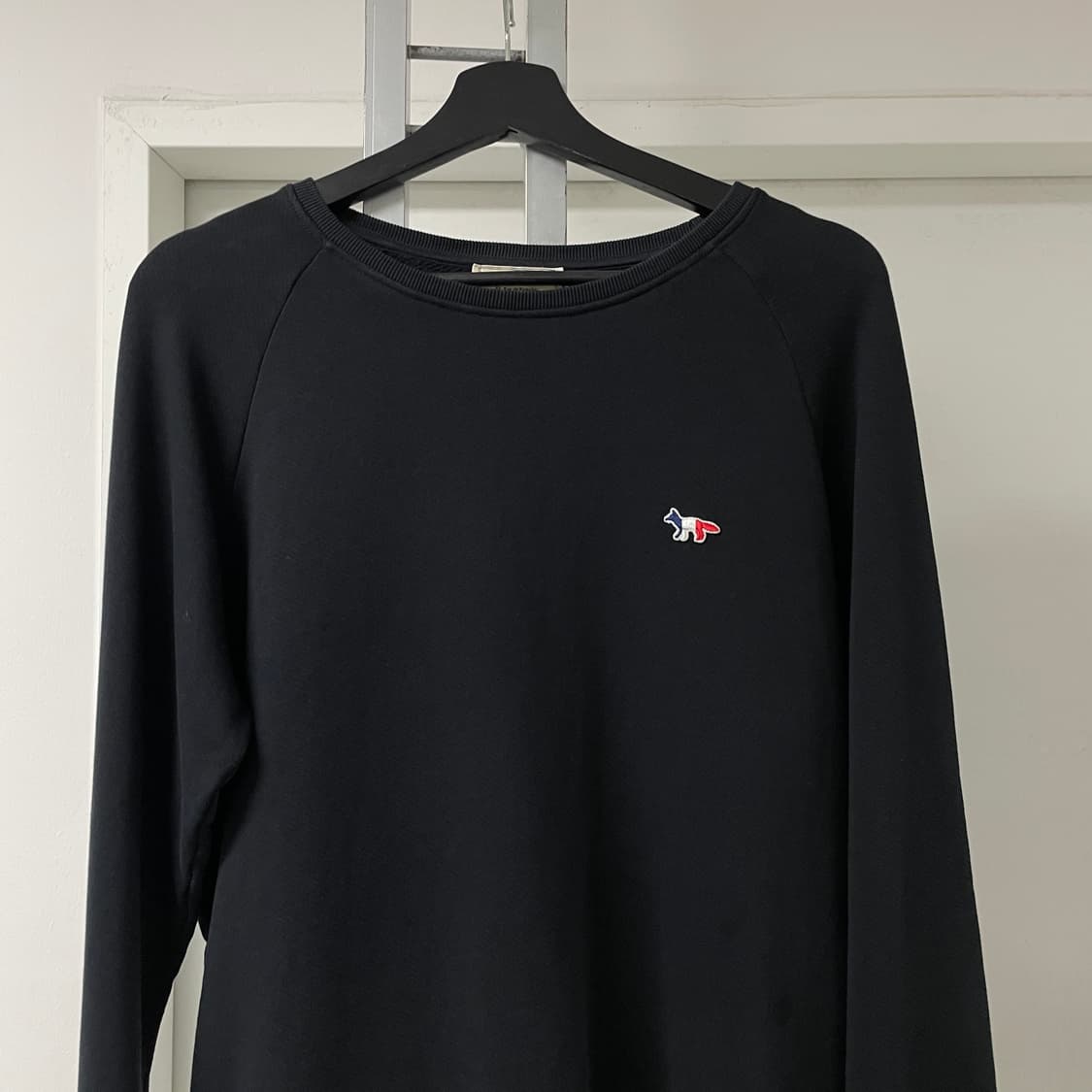 메종키츠네 블랙 맨투맨 M 상품이미지2