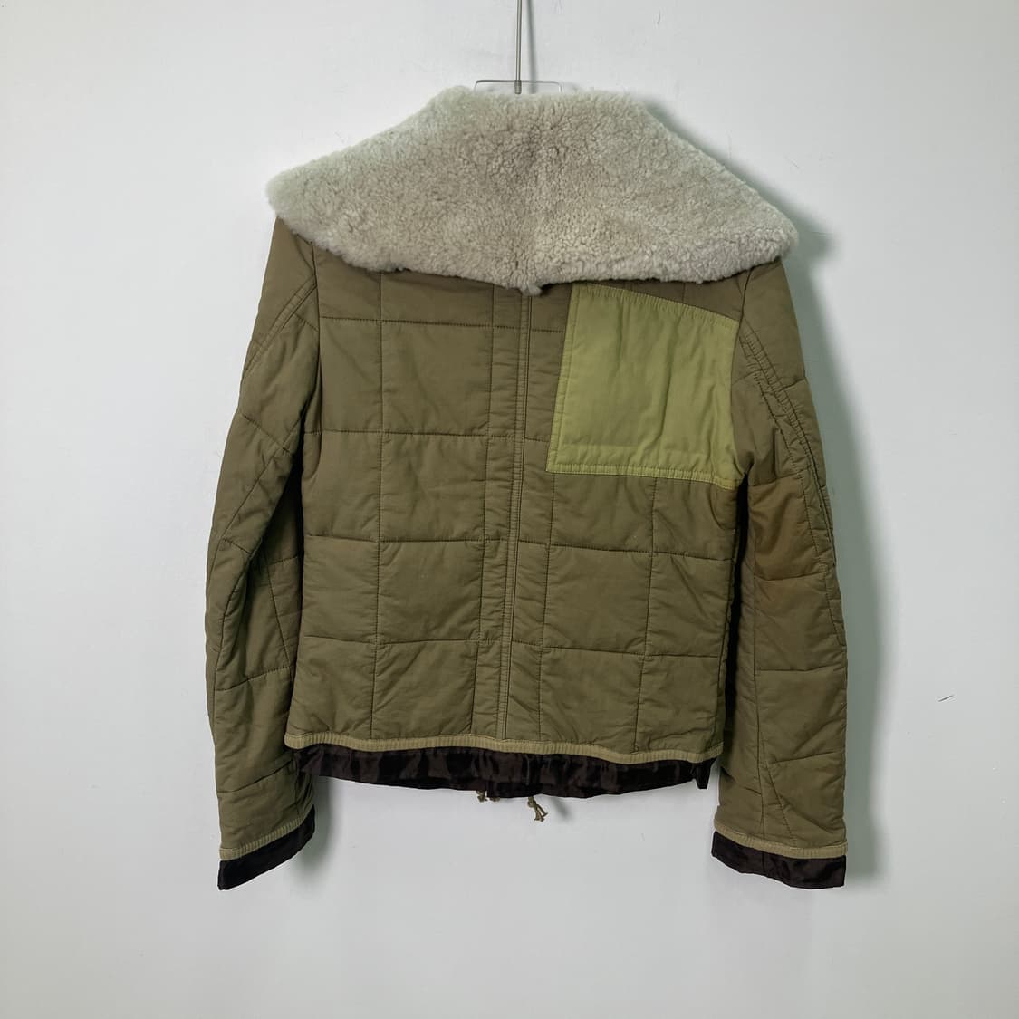 00's 디젤 카키 퀄팅 퍼프 자켓 S 상품이미지2