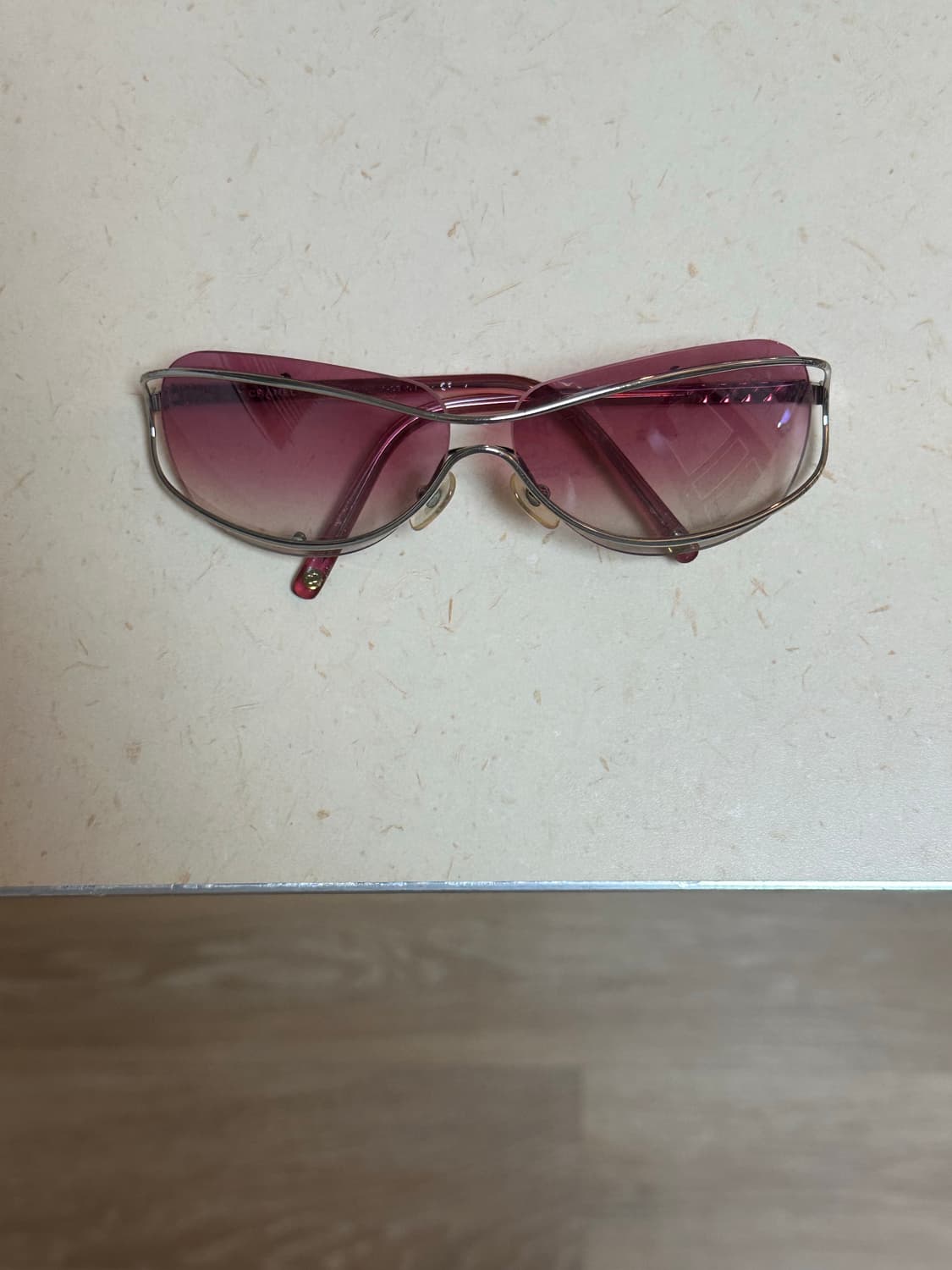 Vintage 빈티지 샤넬 선글라스 핑크 상품이미지1