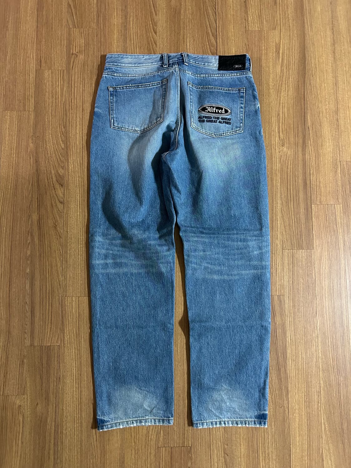 헤리티지플로스 알프레드 빈티지 디스트로이드 데님 팬츠 상품이미지3