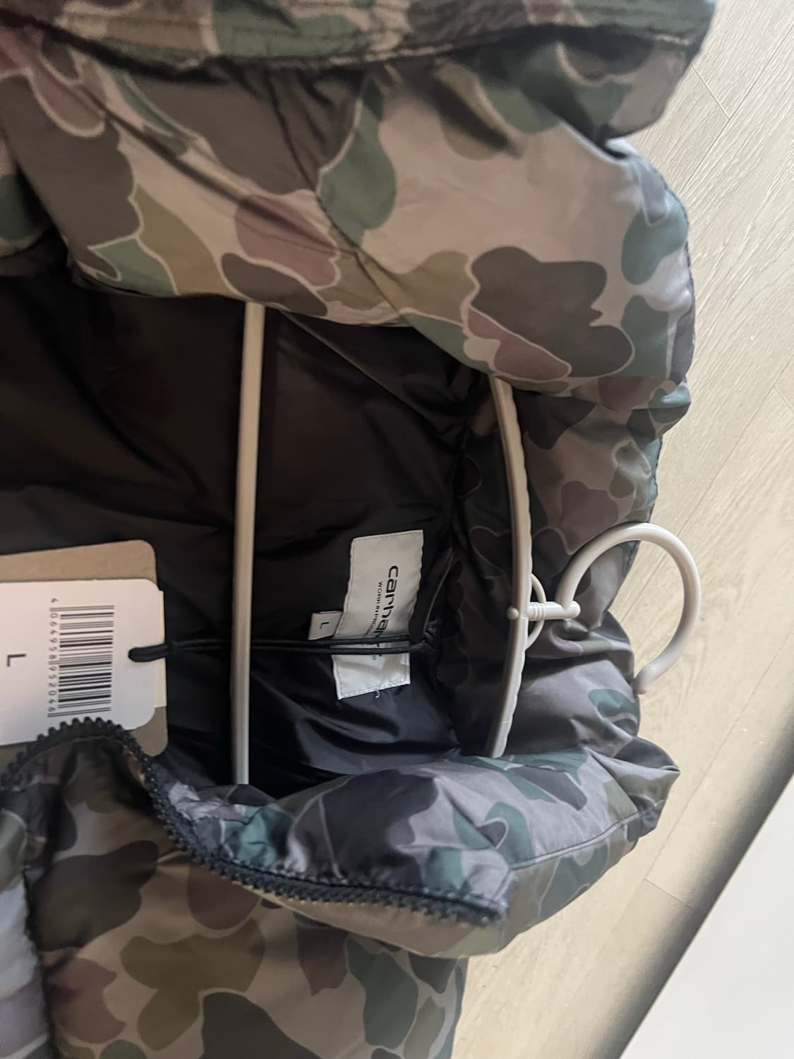 칼하트 스프링필드 자켓 카모 덕 그레이 해밀턴 브라운 상품이미지4