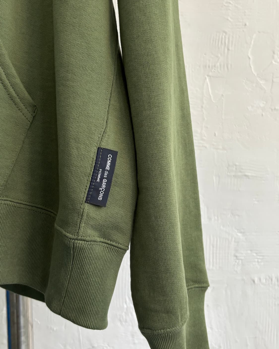 COMMEdesGARCONS 꼼데가르송 옴므 그린 후드집업 상품이미지6
