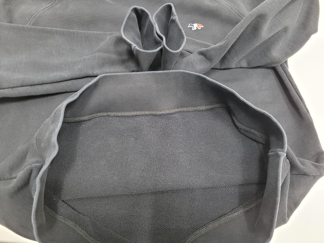 메종키츠네 트리컬러 폭스 패치 스웻셔츠 맨투맨 / 남 XL 블랙
 상품이미지7