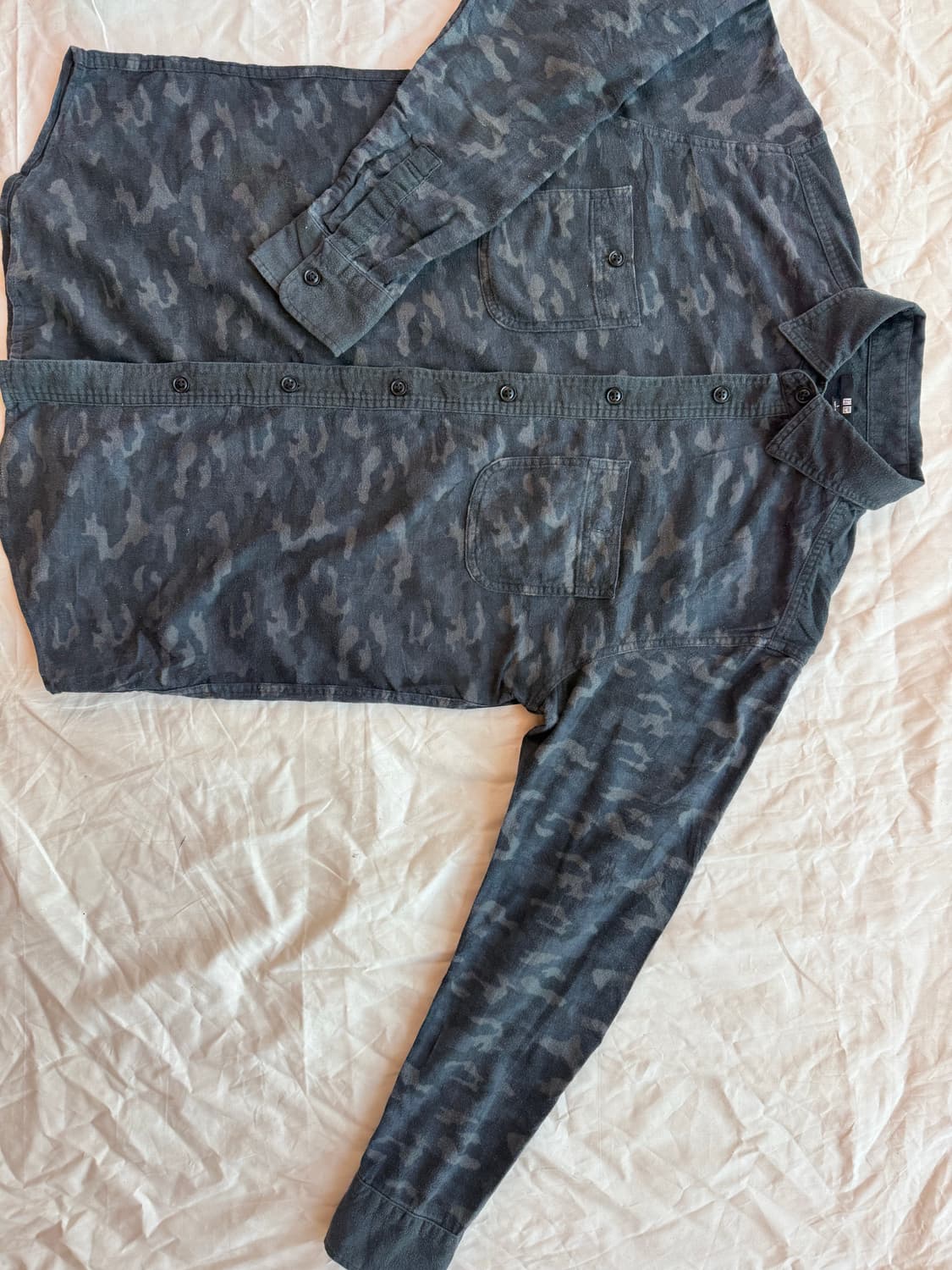 카모 패턴 셔츠 상품이미지3