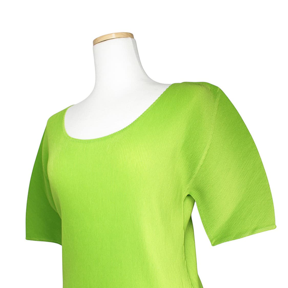 이세이미야케 플리츠플리즈 네온그린 반팔 상의 3 상품이미지4