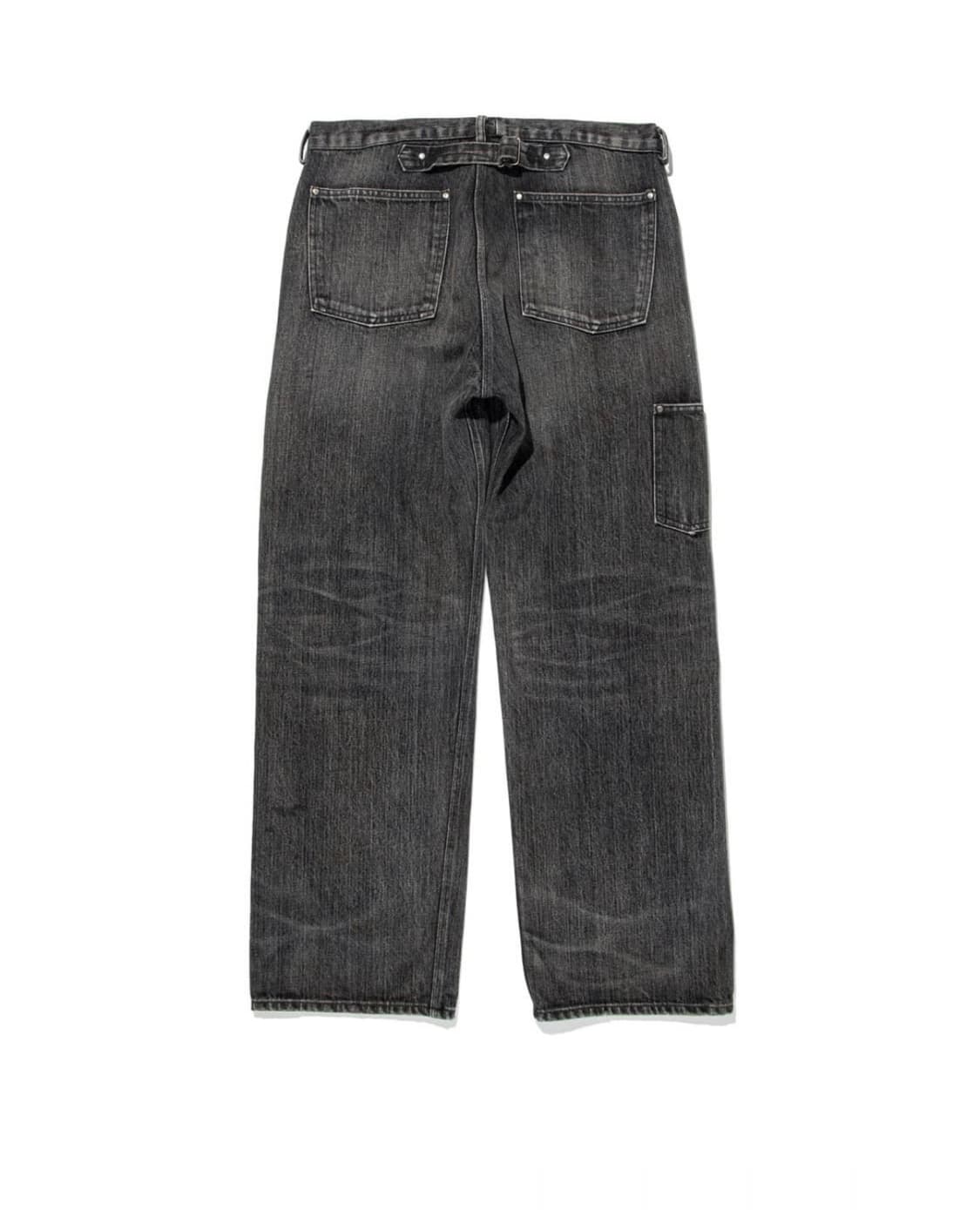 바우와우 Bowwow 30s 리페어 더블니 데님 워크 팬츠 L 상품이미지2
