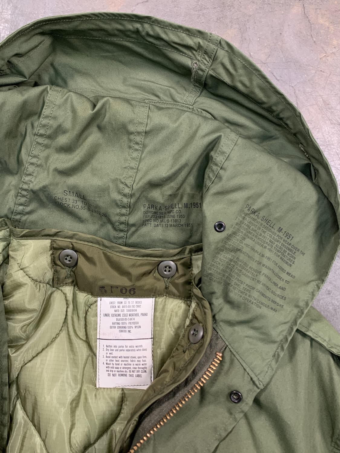밀리터리 M51 so sew 피쉬테일 파카 상품이미지7