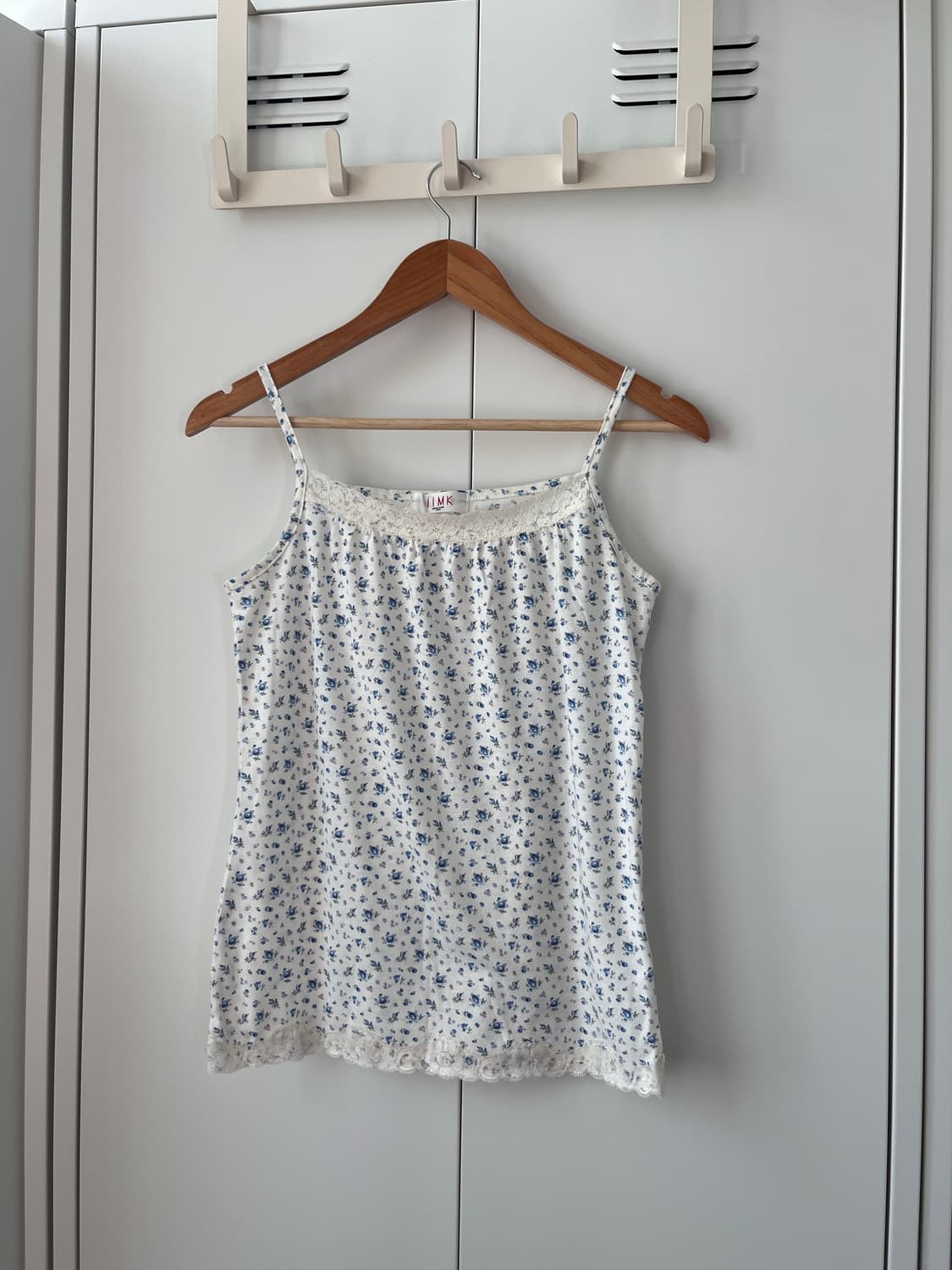 Iimk 레이스 잔꽃 패턴 슬리브리스 상품이미지5