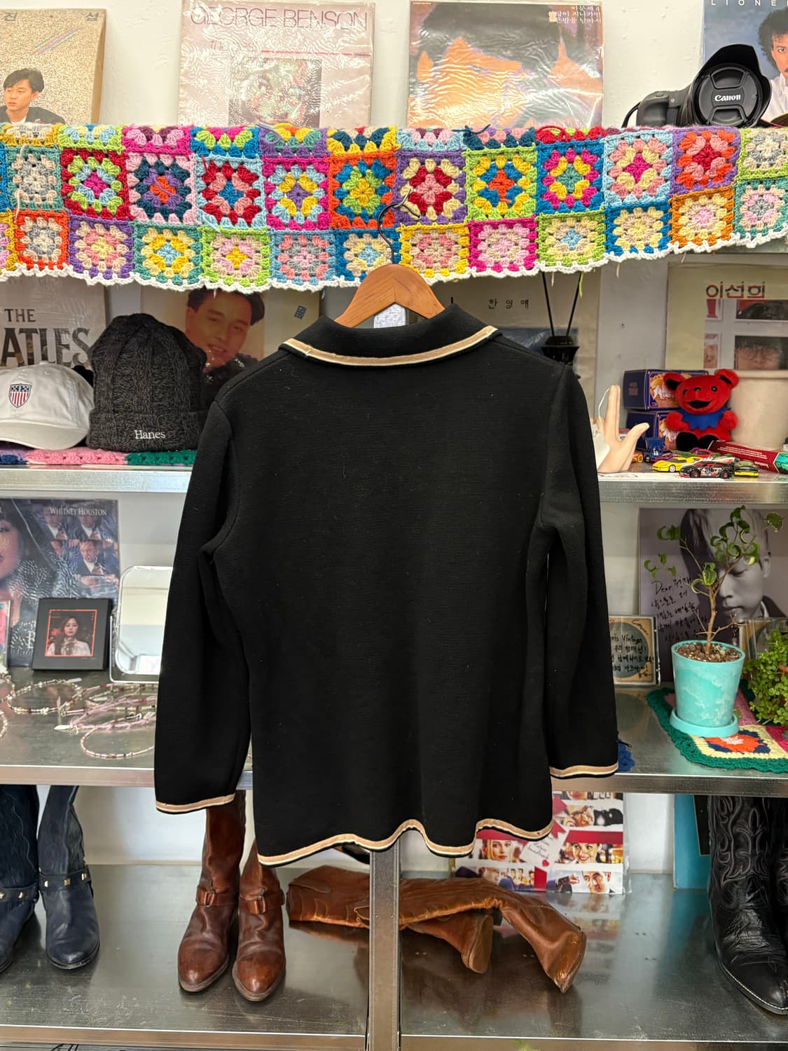 60's Hongkong Made 버진 울 집업 상품이미지2