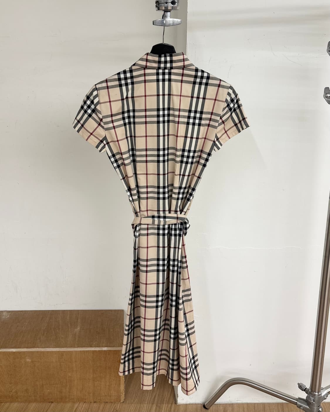 버버리 노바 체크 셔츠 반팔 원피스 상품이미지6