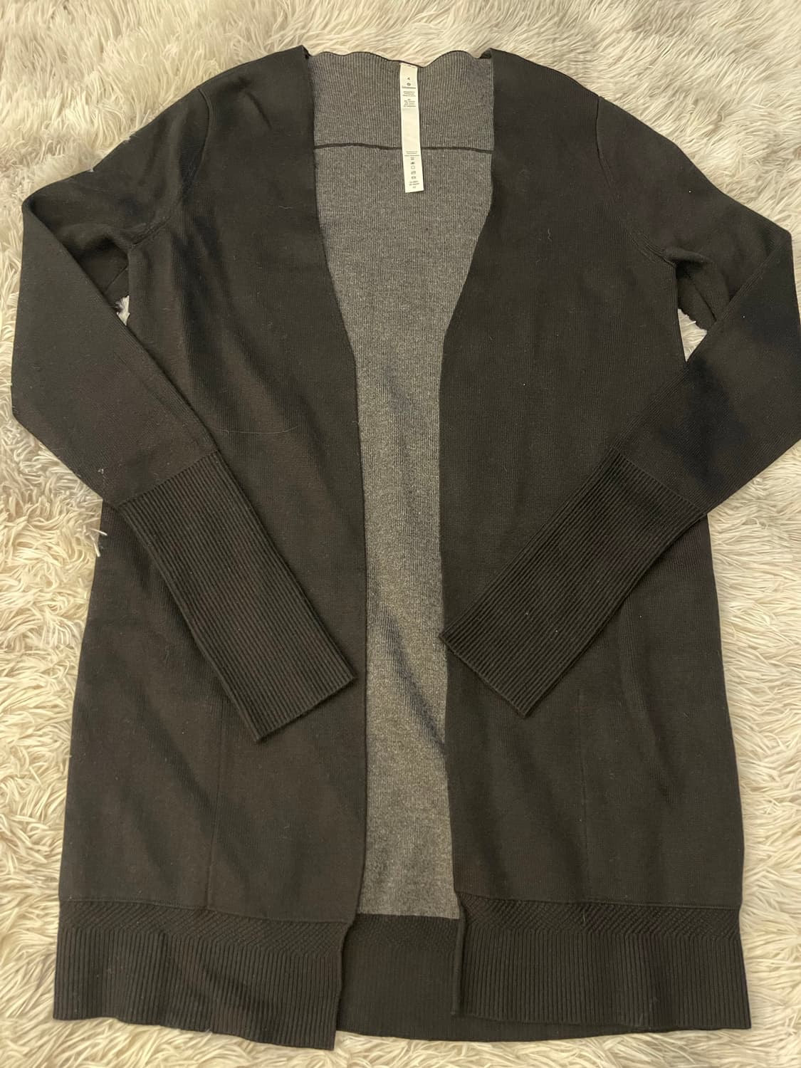 룰루레몬 블랙 가디건 사이즈 4 상품이미지2