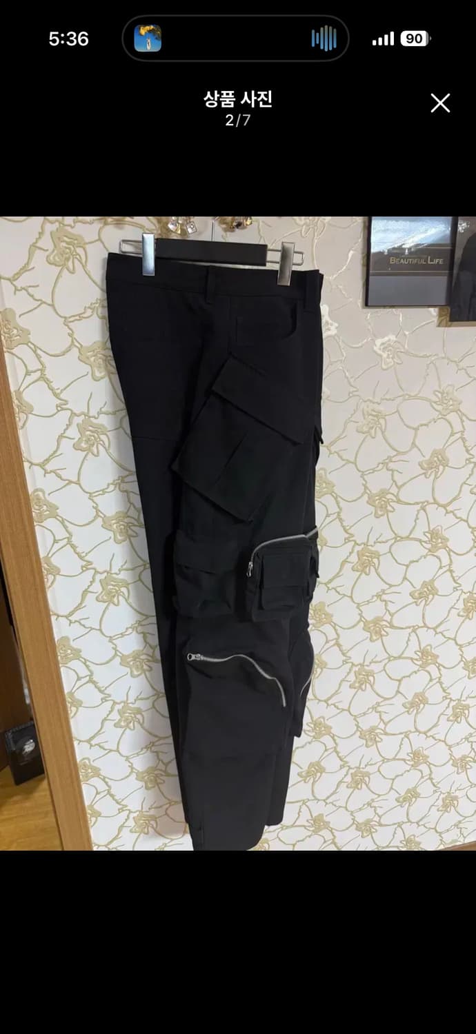 논노드 메카닉팬츠 블랙2사이즈 상품이미지2