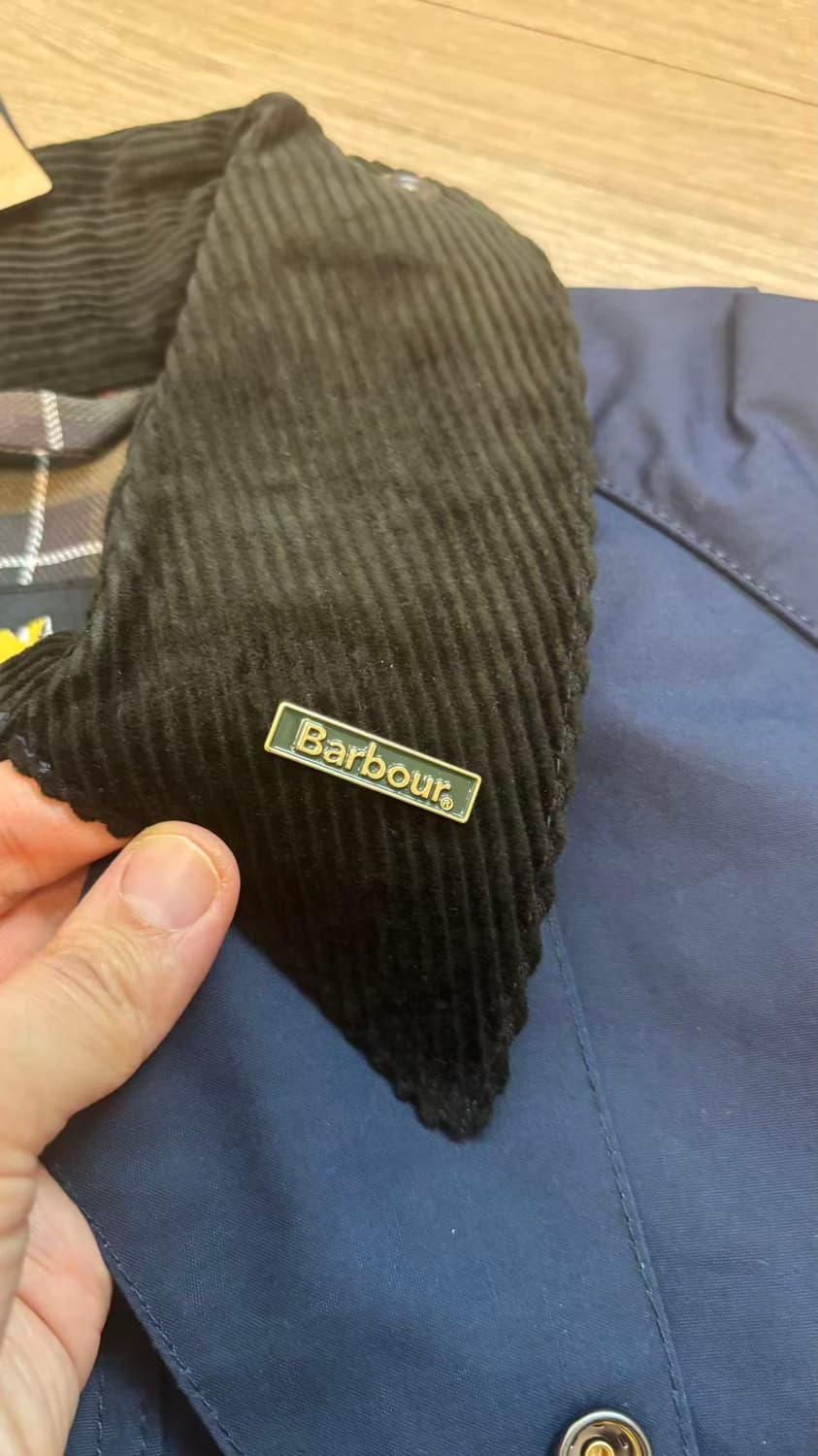 바버 메종키츠네 폭스헤드 뷰포트 왁스자켓 사이즈M 상품이미지2