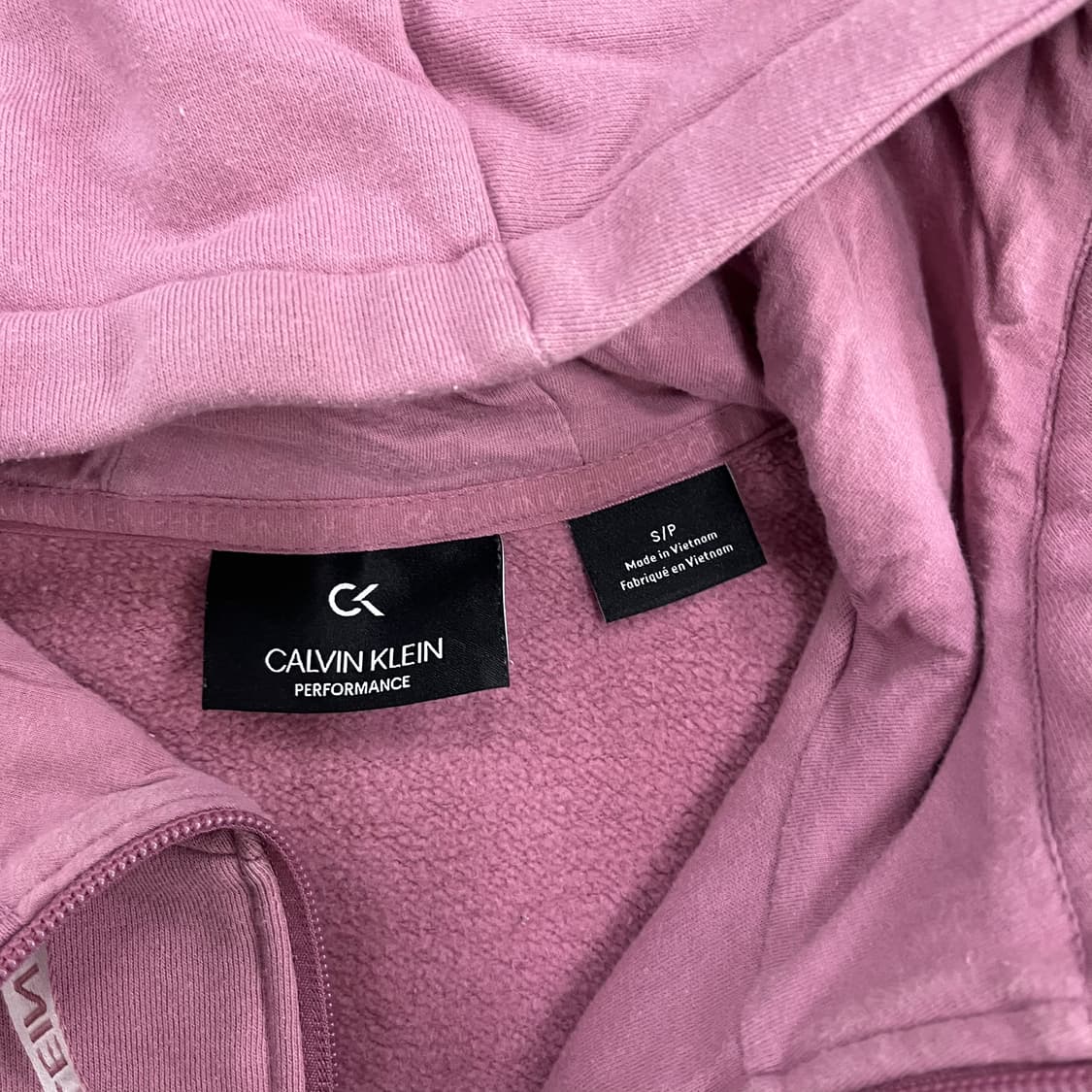 [S] 캘빈클라인 여성 기모 후드 집업 조거 트레이닝 셋업 세트 0120 상품이미지2