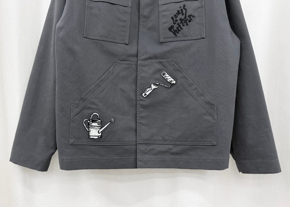 루이비통 로고 자수 초어 자켓 상품이미지4