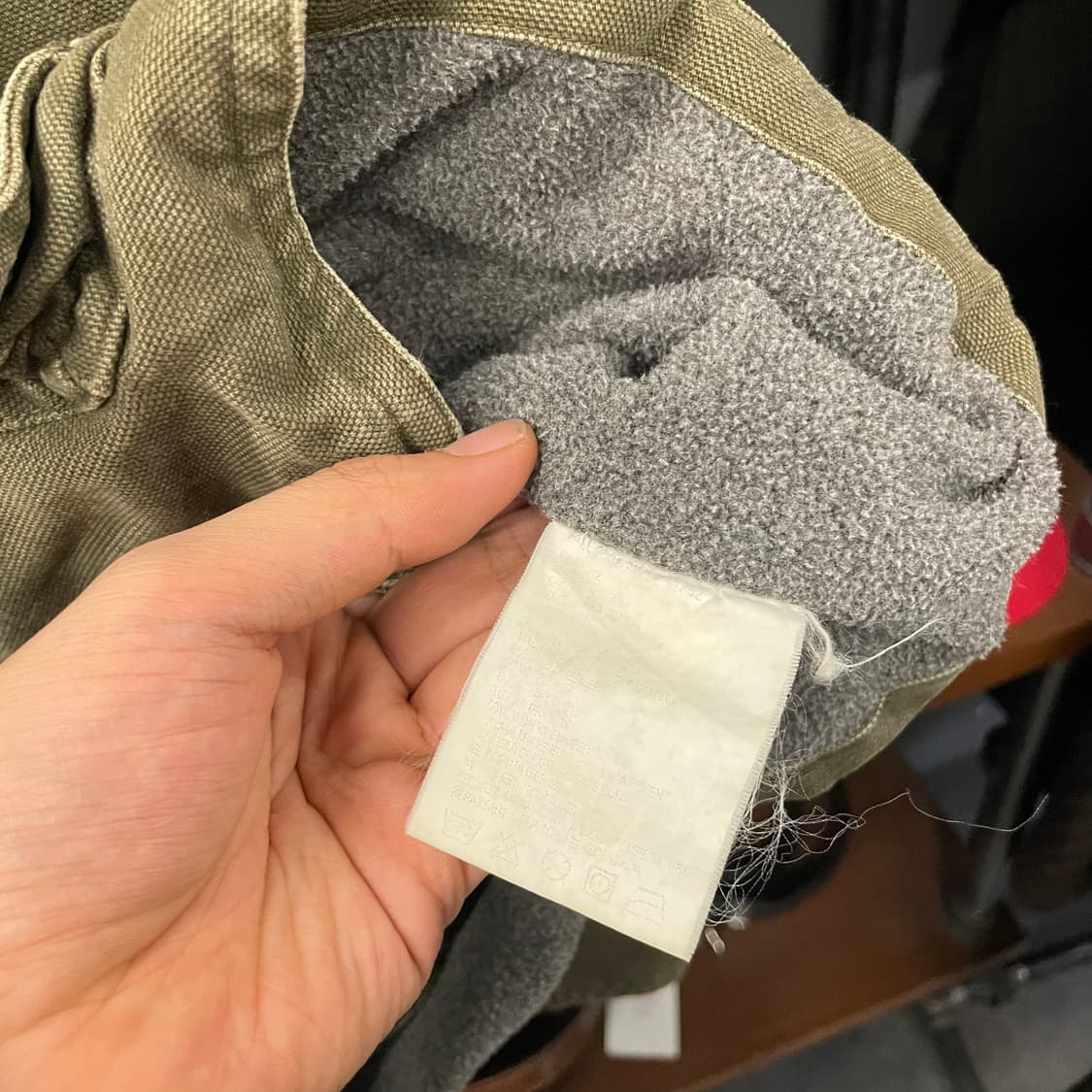 90s 팀버랜드 웨더기어 레더 카라 초어 워크 자켓 / 워크 웨어 상품이미지10