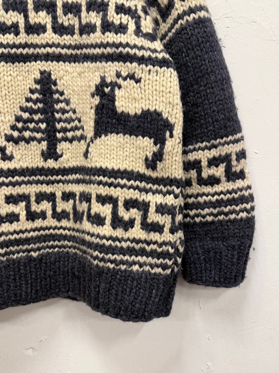 M) Canada LONGHOUSE Cowichan Wool Cardig 상품이미지8