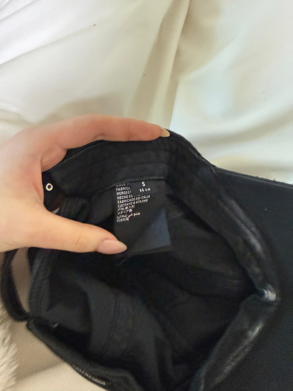 발렌시아가 파리 볼캡 블랙 S사이즈 상품이미지5