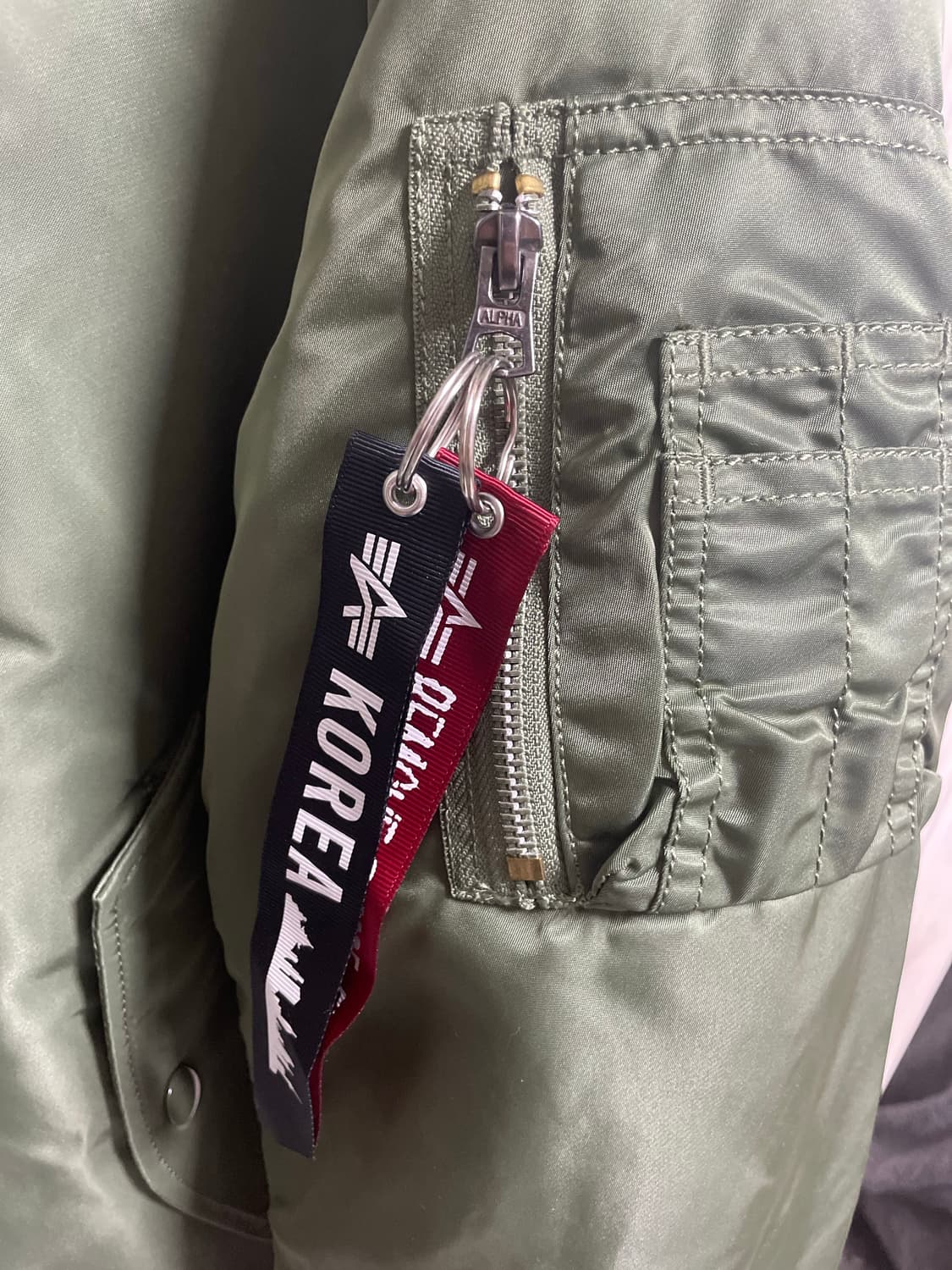 [XL] 알파인더스트리 ma-1 세이지 상품이미지3