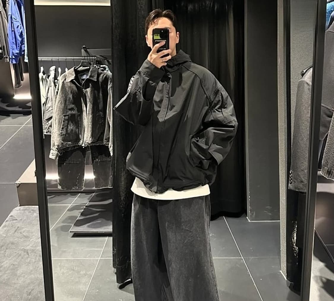 JUUN.J 준지 24ss 절개 후드 쉘파카 상품이미지1