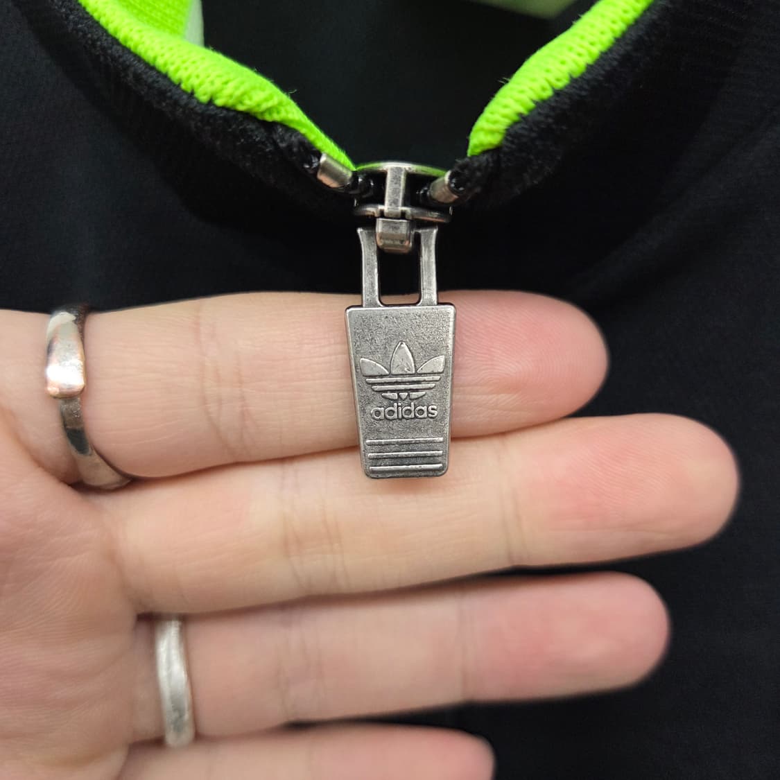 아디다스 블랙 트랙탑 자켓 여m 상품이미지5