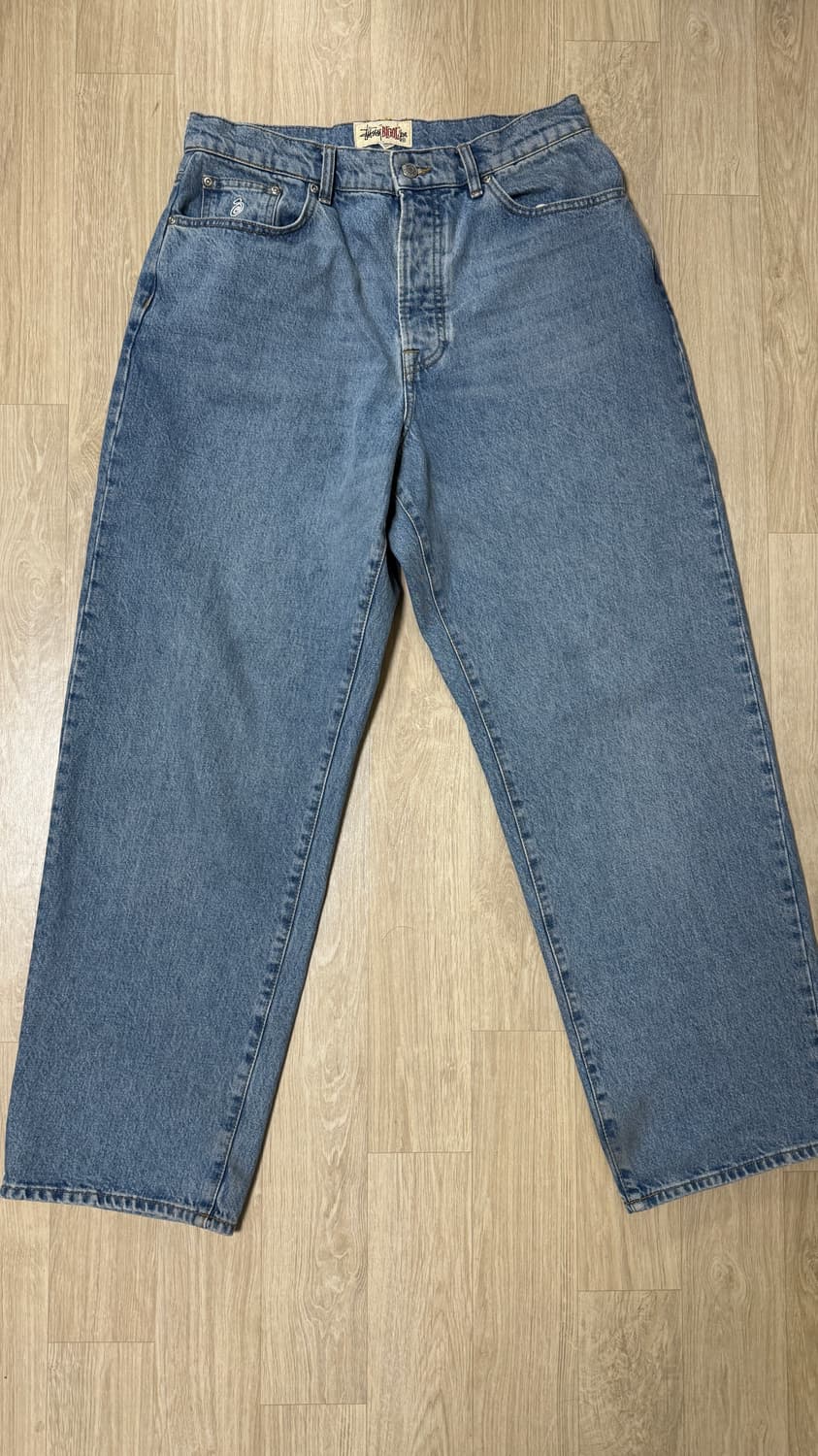 32)Stussy Denim Big OL' Jean Medium Blue 상품이미지5