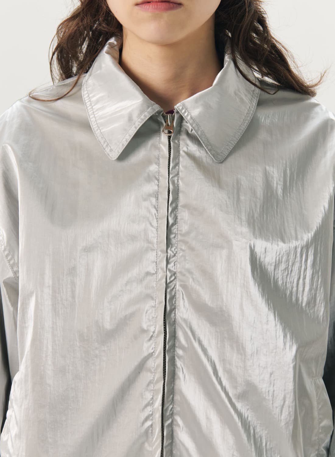 아유서울 실버 블루종 자켓 상품이미지4