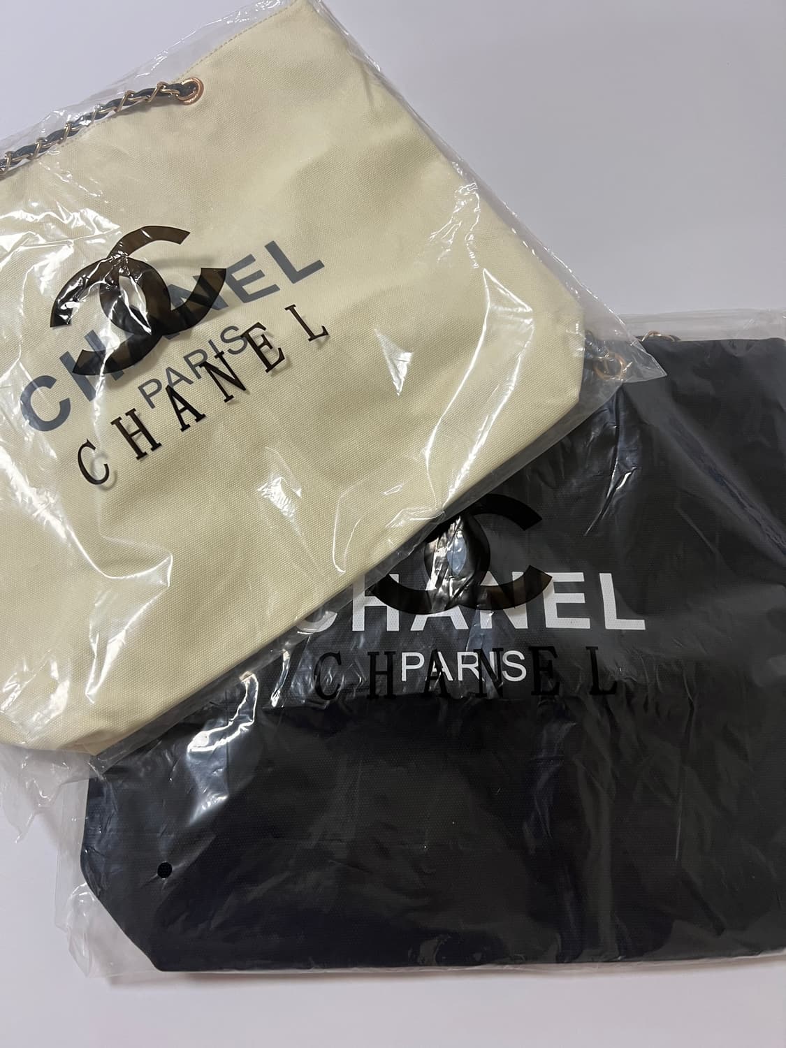 샤넬 뷰티 라인 체인 숄더 에코백 상품이미지6