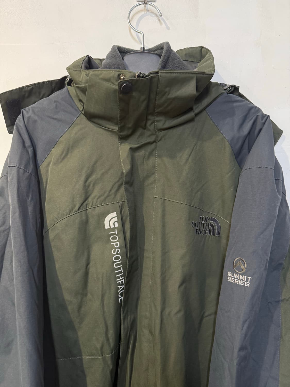 노스페이스 서밋 카키 플리스 자켓 상품이미지2