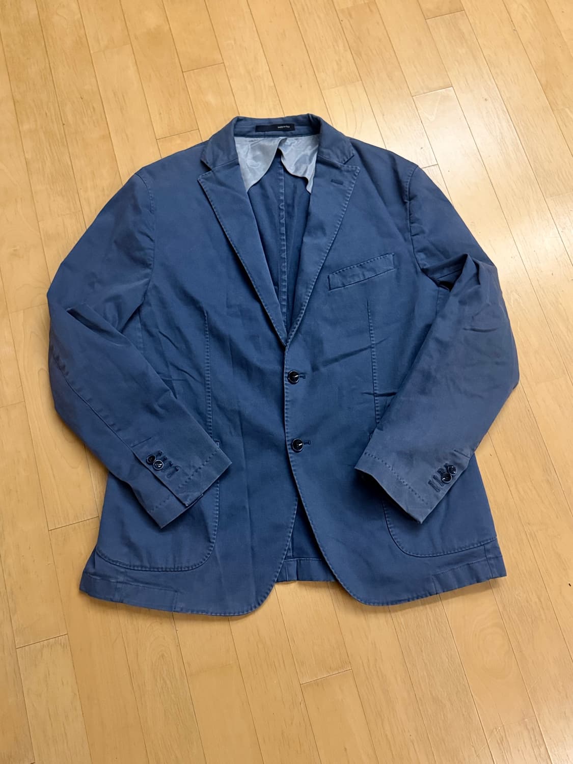 [베나코앤폰타나] 2버튼 블루 자켓 상품이미지1