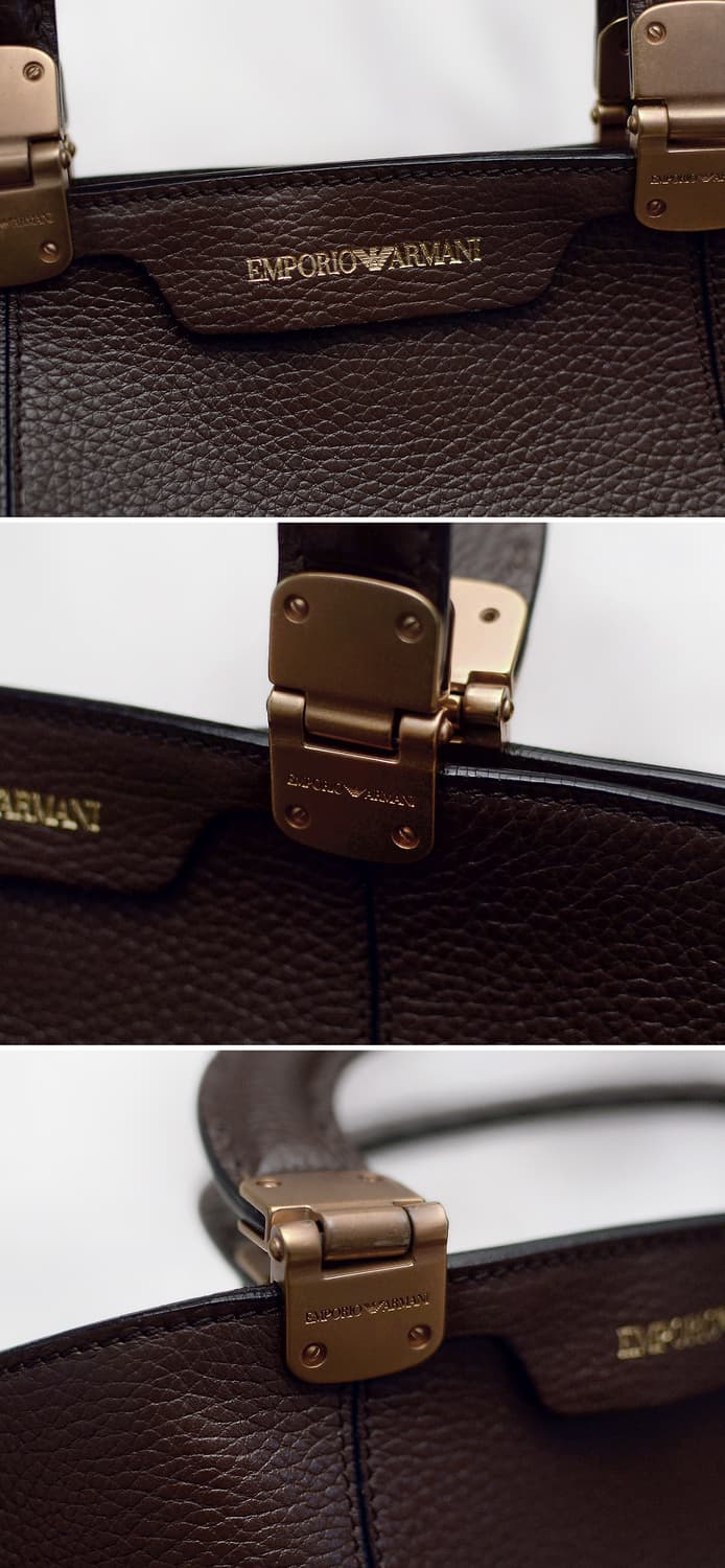아르마니 (EA) 타우페 맥시 레더돔 빅토트 숄더백 상품이미지9