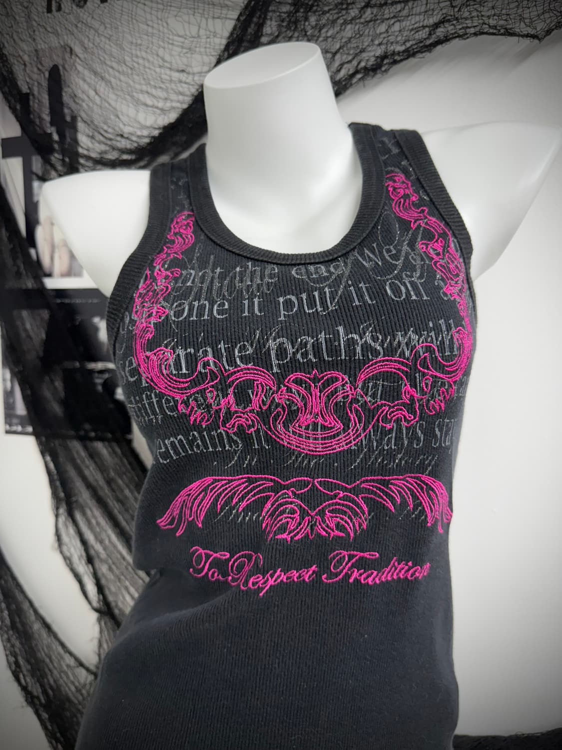 In the attic punk printing sleeveless 상품이미지2