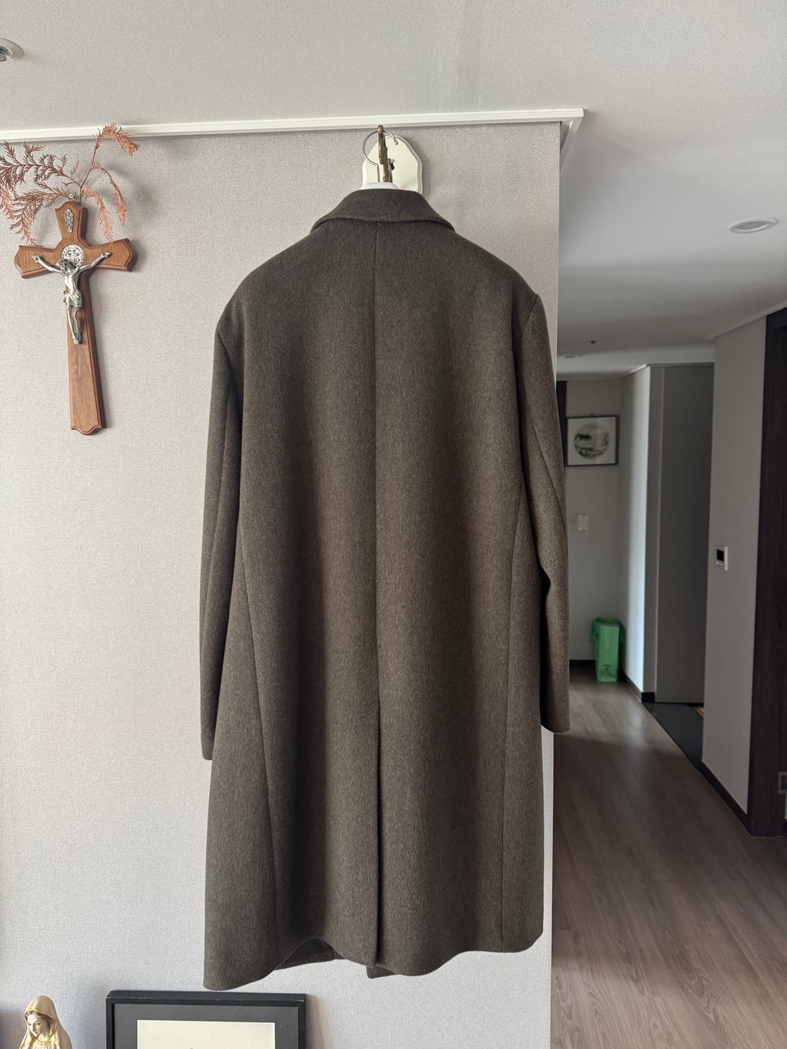 포터리 캐시미어 싱글코트 카키브라운 4사이즈 새상품 상품이미지2