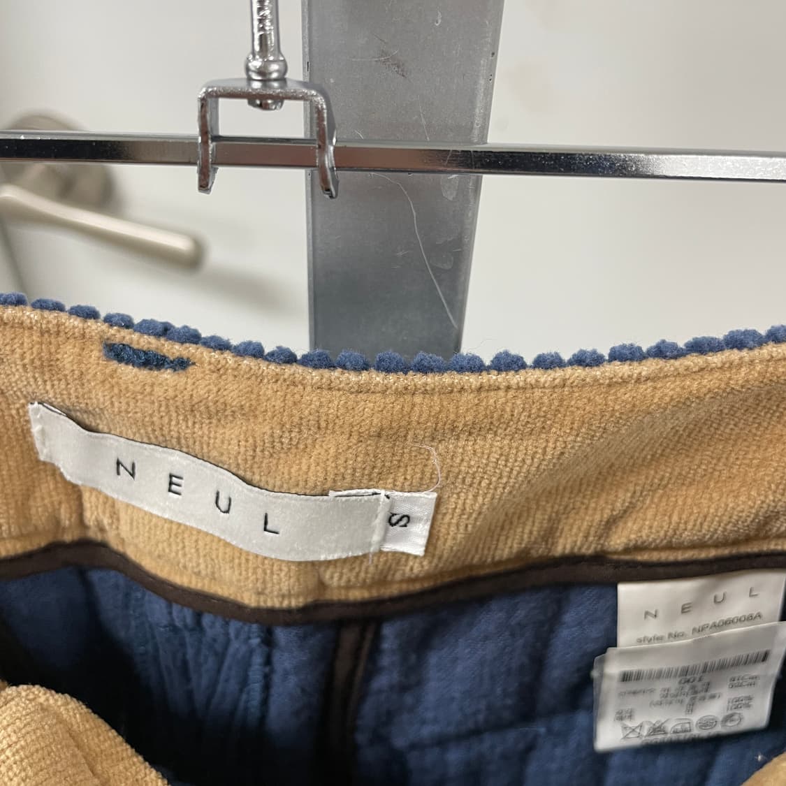 NEUL 코듀로이 팬츠 블루 S(W) 상품이미지6